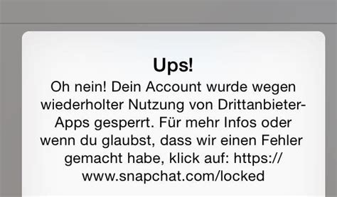 Snapchat Locked: Account gesperrt – so kommt ihr wieder rein!